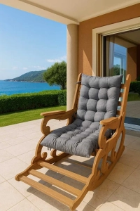 KATLANIR AYAKLIK SALLANAN TV-DİNLENME KOLTUĞU-AHŞAP DESEN DETROIT MİNDER HARİÇ